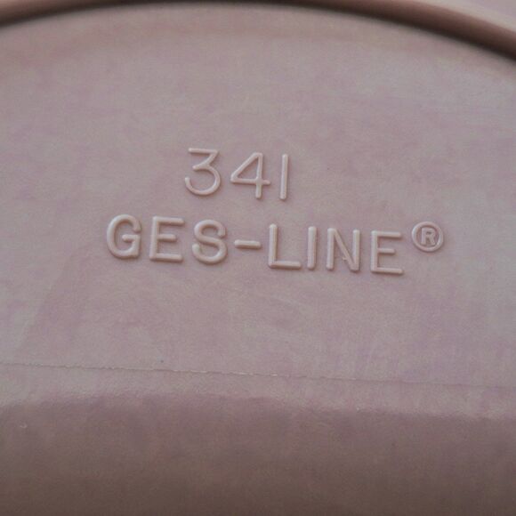 VTG Gessner GES-LINE #341 Melamine Executive Ashtray Dusty Rose Pink 7" MCM USA - Picture 6 of 8